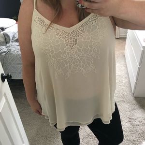 Lace Embroidered Cami